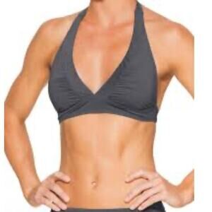 Athleta Shirrendipity Halter Bikini Top  Size medium